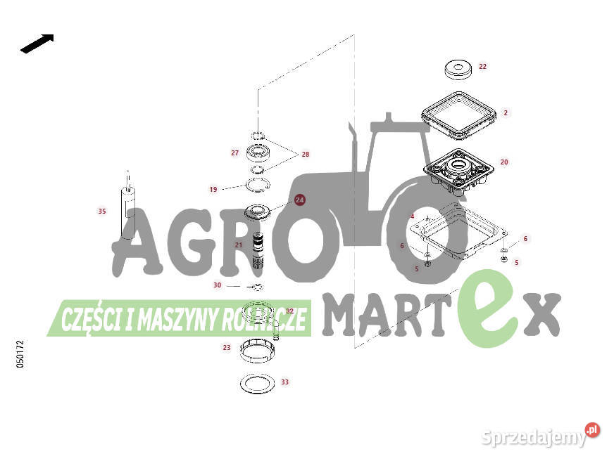 G931970190404 CZUJNIK AGCO Wichrów