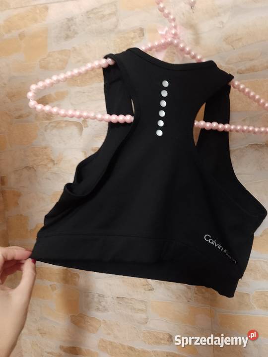 42XL Calvin Klein Ekskluzywny czarny top fitness Kraków sprzedam