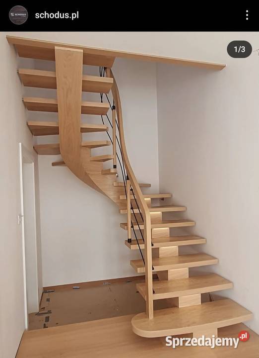 Schody gięte Schody spiralne Schody łuku SCHODUS