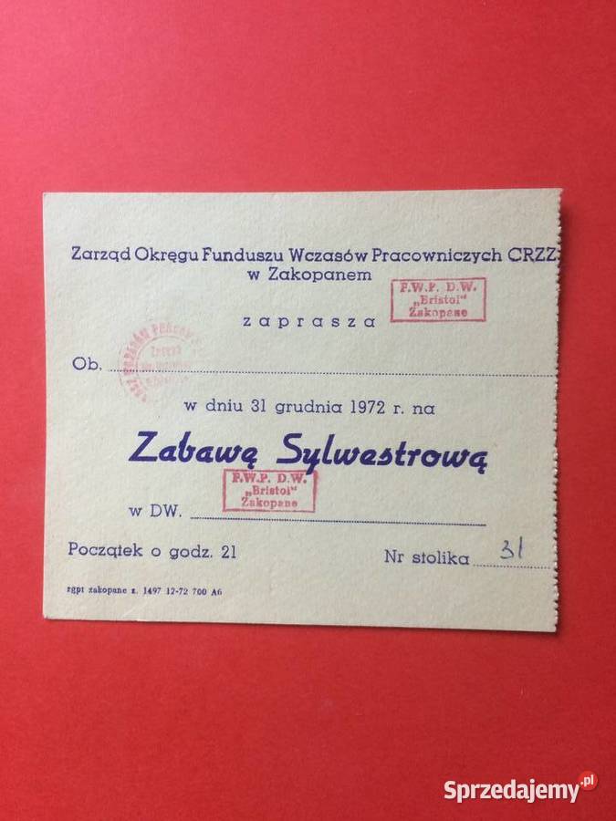 495 Zaproszenie Na zabawę Sylwestrową Szczecin