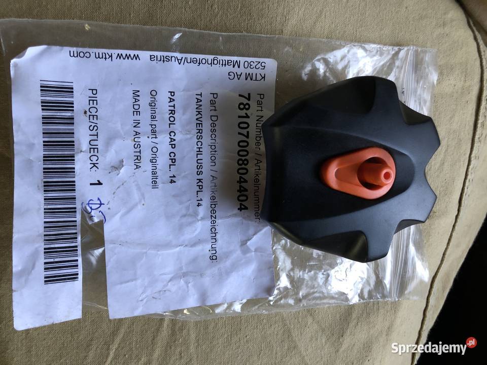 KTM korek wlewu paliwa stan