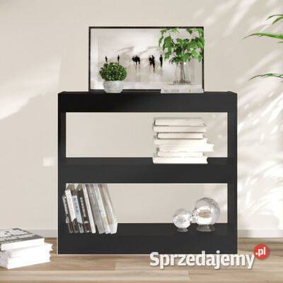 vidaXL Regał na książkiprzegroda czarny 80x30x72 sprzedam