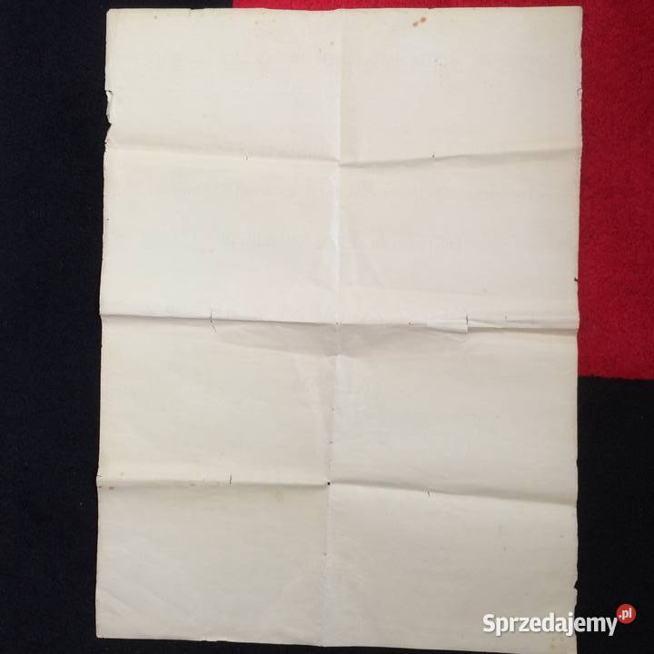 1860 Kopia Dyplom Wyższej Uczelni Kraków