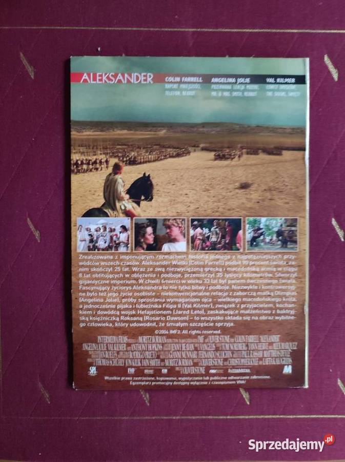 Aleksander 2004 Oliver Stone farrell jolie świętokrzyskie Kielce