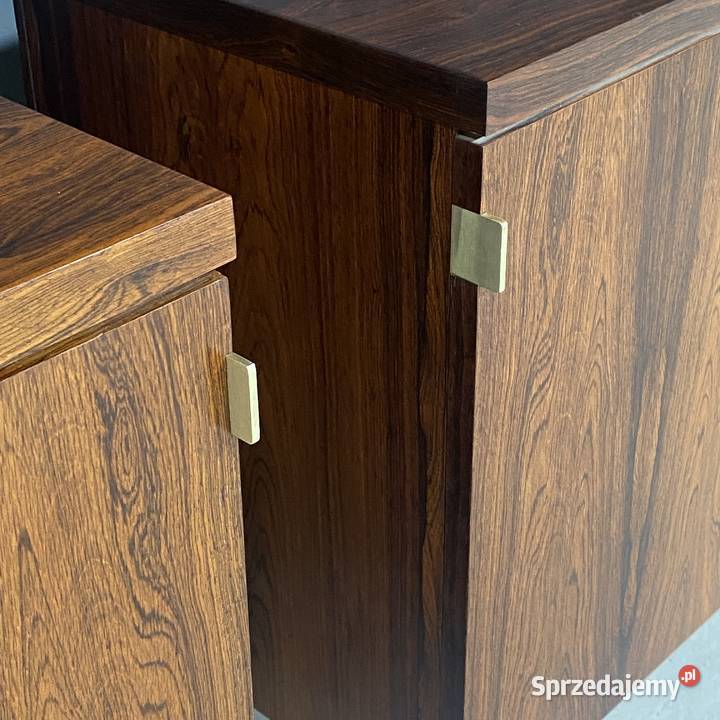 Para modernistycznych sideboardów palisander Budno