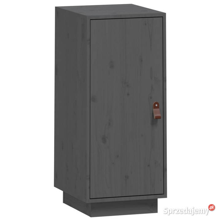 Szafka szara 34x40x75 lite drewno sosnowe