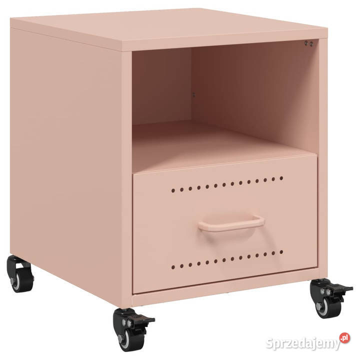 Szafka nocna różowa 36x39x435 stal WM846706 Warszawa sprzedam