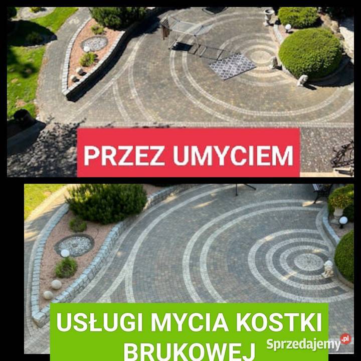 Mycie kostki brukowej i granitowej pomorskie Bytów