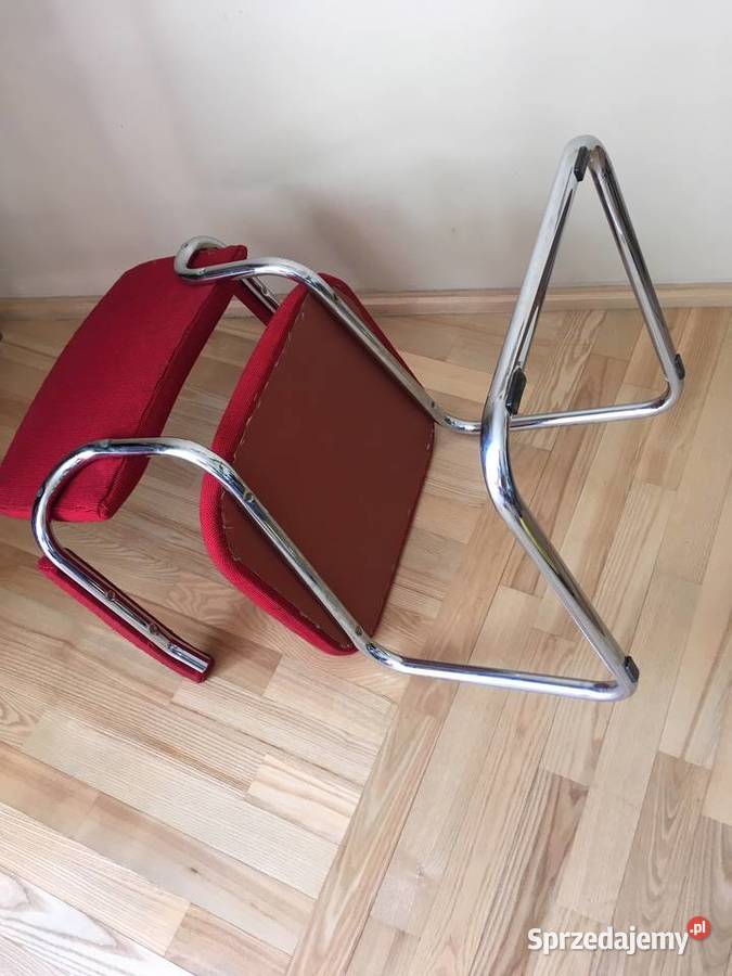 Fotelkrzesło Bauhaus chrom rurowe mebloft Warszawa