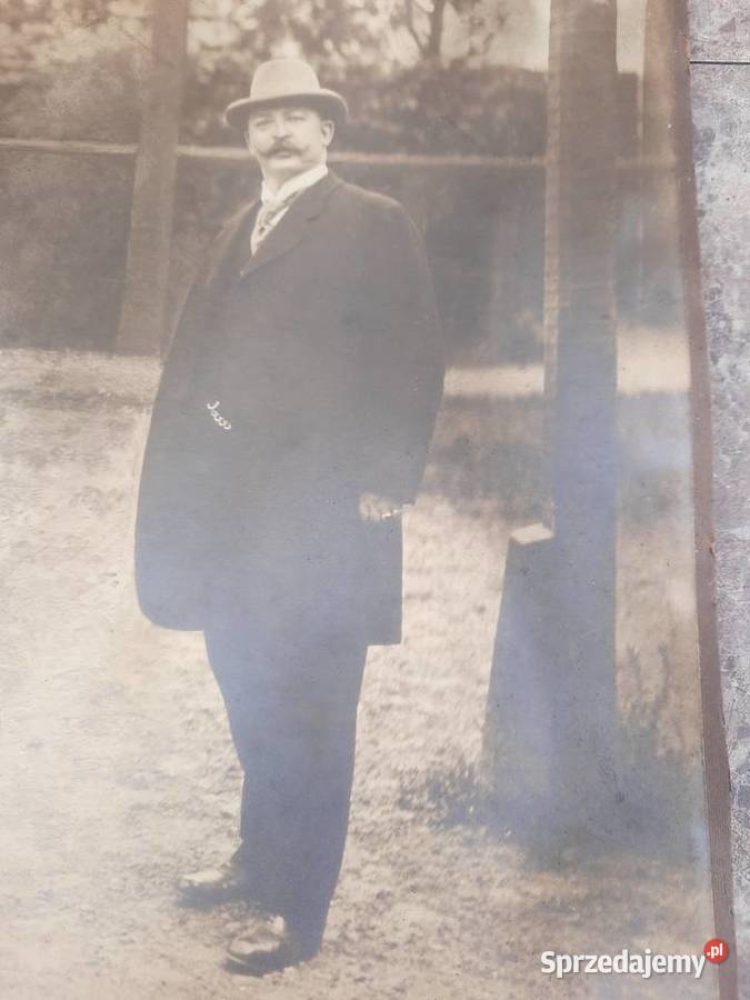 Stara fotografia portretowa mężczyzna 17x23 Antyki, Sztuka, Kolekcje Tczew