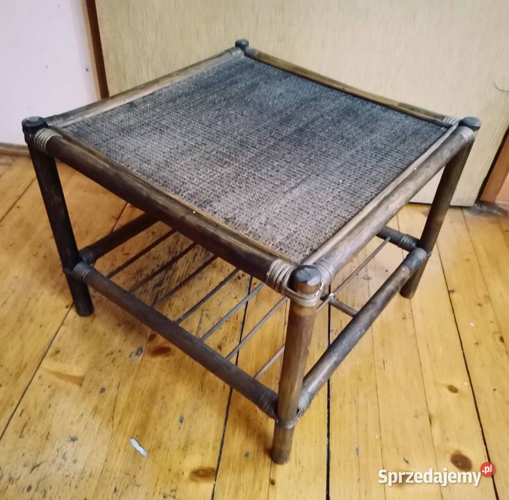 Stolik kawowy z rattanu Stoliki kawowe i ławy Trzcianka