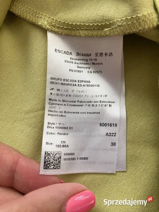 Escada sukienka orginalna 38 Gdańsk sprzedam