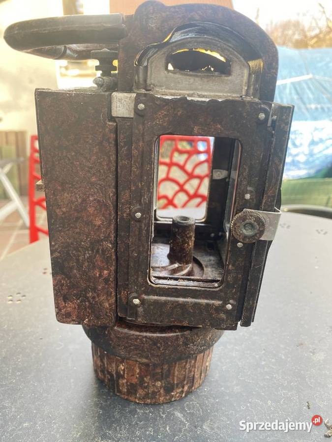 Lampa karbidowa niemiecka bakelitowa Antyki mazowieckie Zielonka