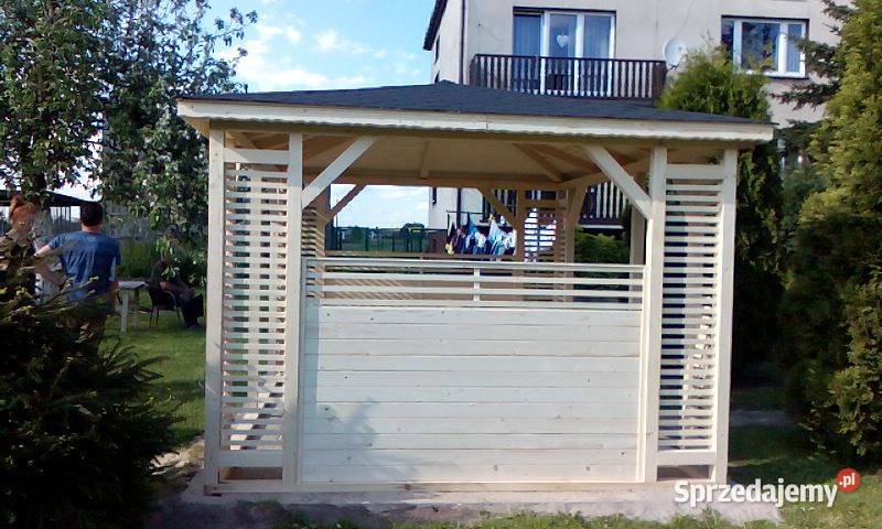 Altana 3x4 m Biała Montaż Impregnacja Dostępne Smolice