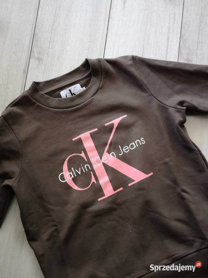 brązowa bluza bawełniana m Bez wzoru sprzedam