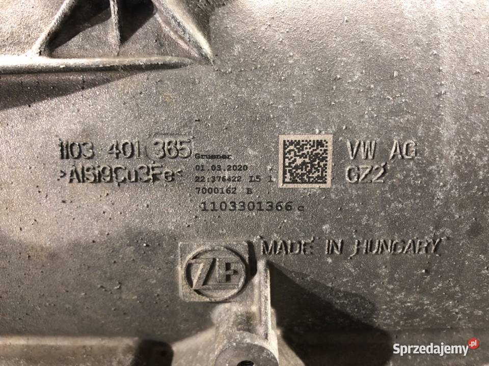 SKRZYNIA BIEGÓW AUDI A8 D5 SRK 40 460