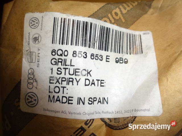 VOLKSWAGEN POLO atrapa chłodnicy grill NOWY 05 śląskie Nakło Śląskie