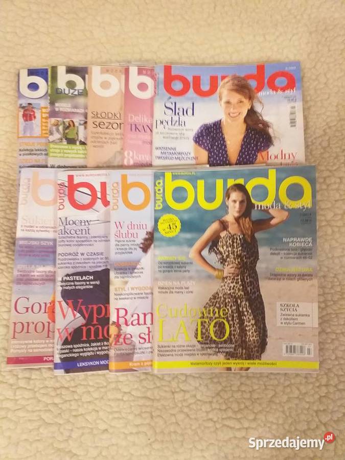 Czasopismo Burda wersja polska lata 2000 Tychy