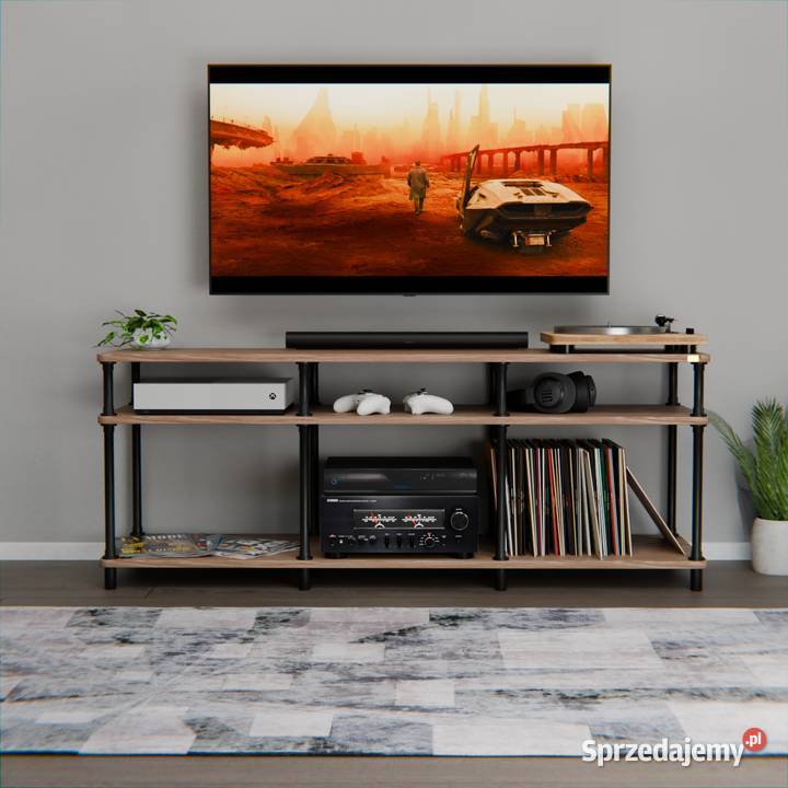 Regał hifi pod telewizor stolik pod kino domowe Ogrodniczki
