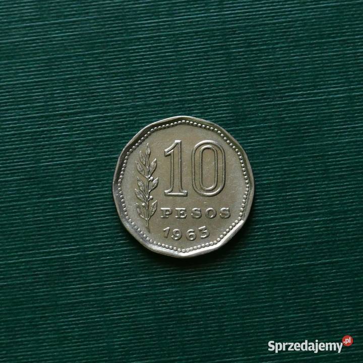 ARGENTYNA 10 peso 1963r Gliwice