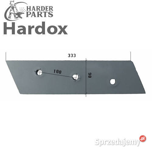 Dłuto 100hektarów HARDOX 16667L części do pługa podlaskie Suwałki