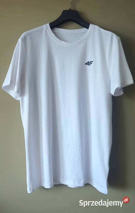 4F tshirt męski rozmiar L biały lubelskie