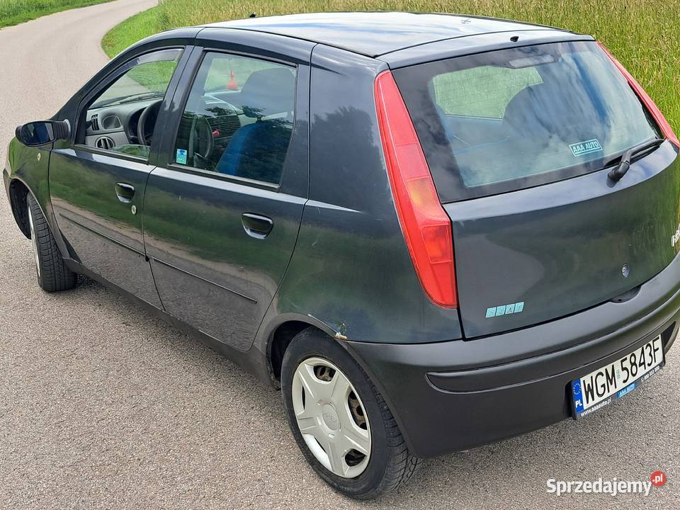 Sprzedam Fiata Punto 2 12 benzyna 2002r Rok produkcji 2002 Żyrardów