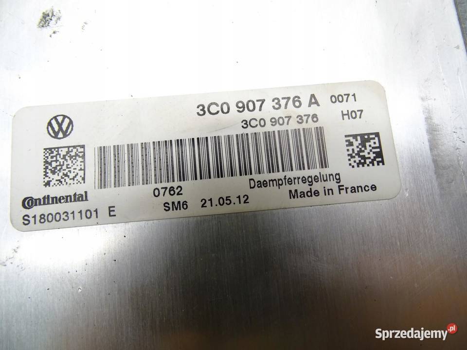 STEROWNIK MODUŁ ZAWIESZENIA 3C0907376A