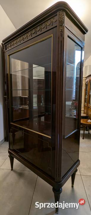 Wspaniała witrynaserwantka empire intarsjesklep Dąbrowa Górnicza sprzedam