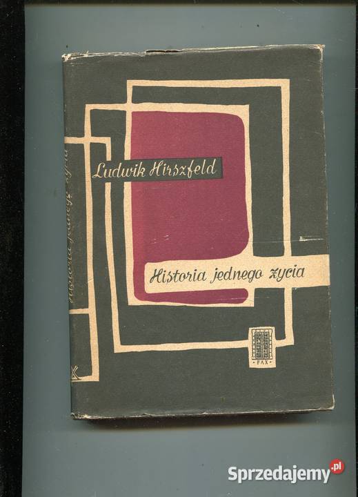 Historia jednego życia Ludwik Hirszfeld zachodniopomorskie Szczecin sprzedam