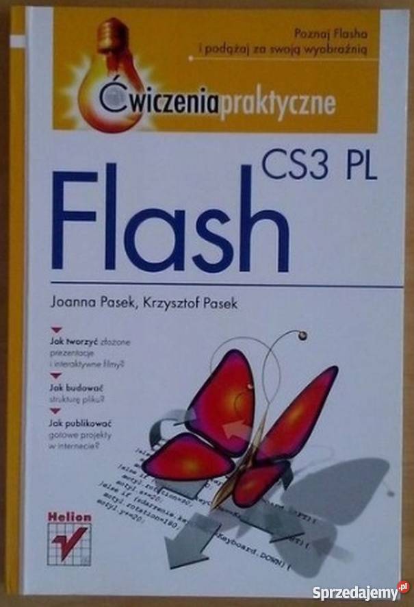 FLASH CS3 ĆWICZENIA PRAKTYCZNE Katowice sprzedam