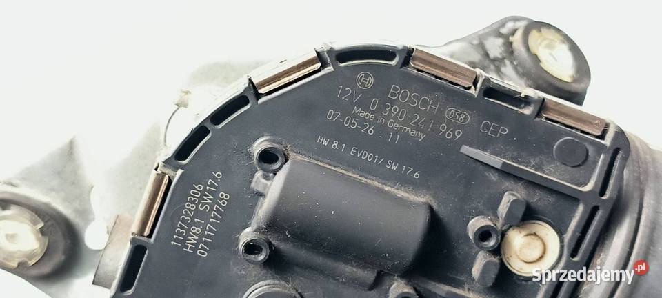 MECHANIZM WYCIERACZEK TYŁ PEUGEOT 407 9661812080 Lipno