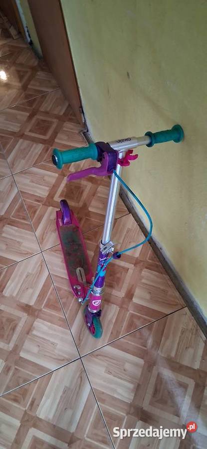 Hulajnoga UŻYWANA Mała Różowa Dziewczynki Dla Dziecka Strzelin