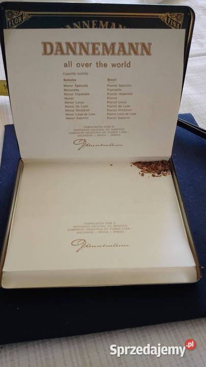 Metalowe pudełko na cygara Nakło nad Notecią