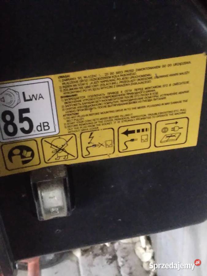 Betoniarka 130 l łódzkie Przedbórz sprzedam