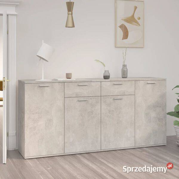 vidaXL Szafka szarość betonu 160x36x75 Pozostałe Warszawa