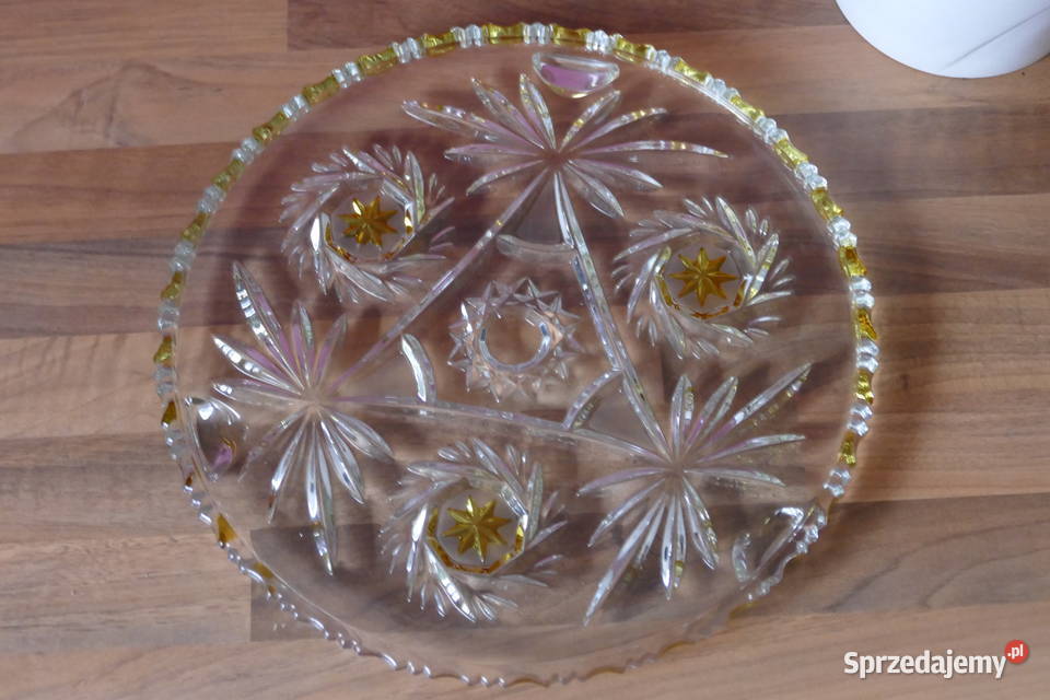 Patera kryształowa Porcelana i szkło