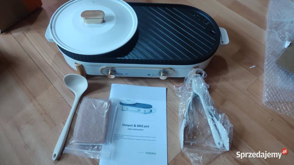 Grill Elektryczny Hot Pot 1700W Przenośna wielkopolskie Książ Wielkopolski