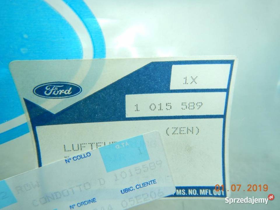 KIEROWNICA POWIETRZA GÓRNA FORD ESCORT MK7 ASO osobowe