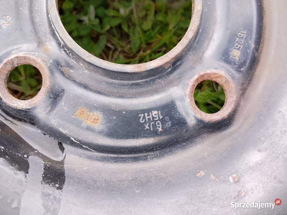 Felga stalowa 6Jx15H2 ET37 8A0601 025G śląskie Sławniów