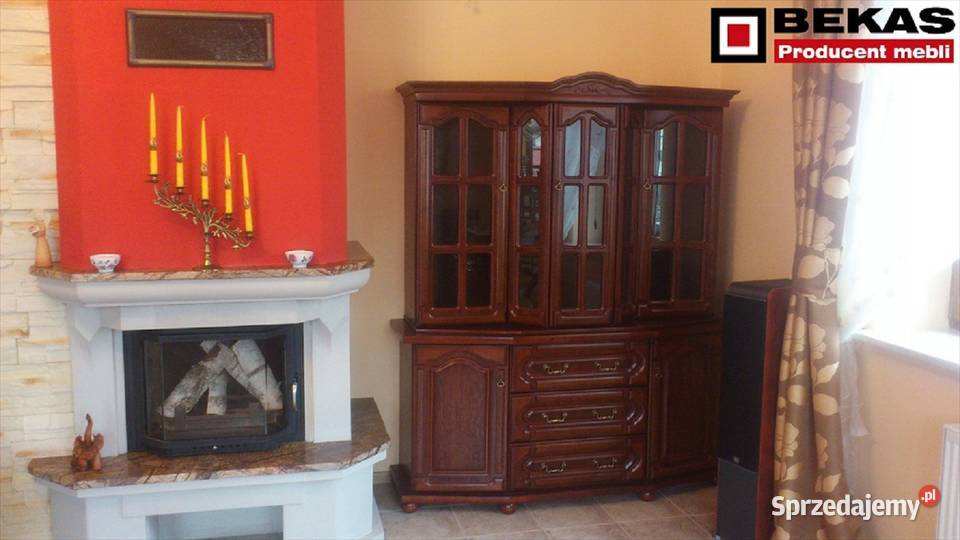 Promocja Stylowa Witryna Kredens 160 Orzech Gdańsk