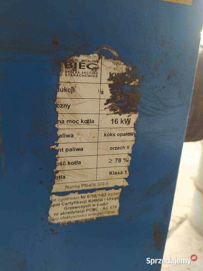 Piec Zębiec 16kW Węgrzce