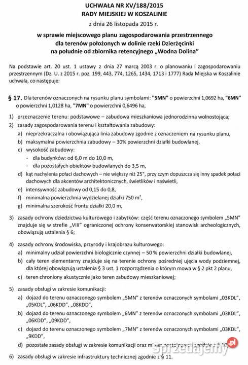 Budowlana rejon Wodna Dolina i OsPanorama Koszalin