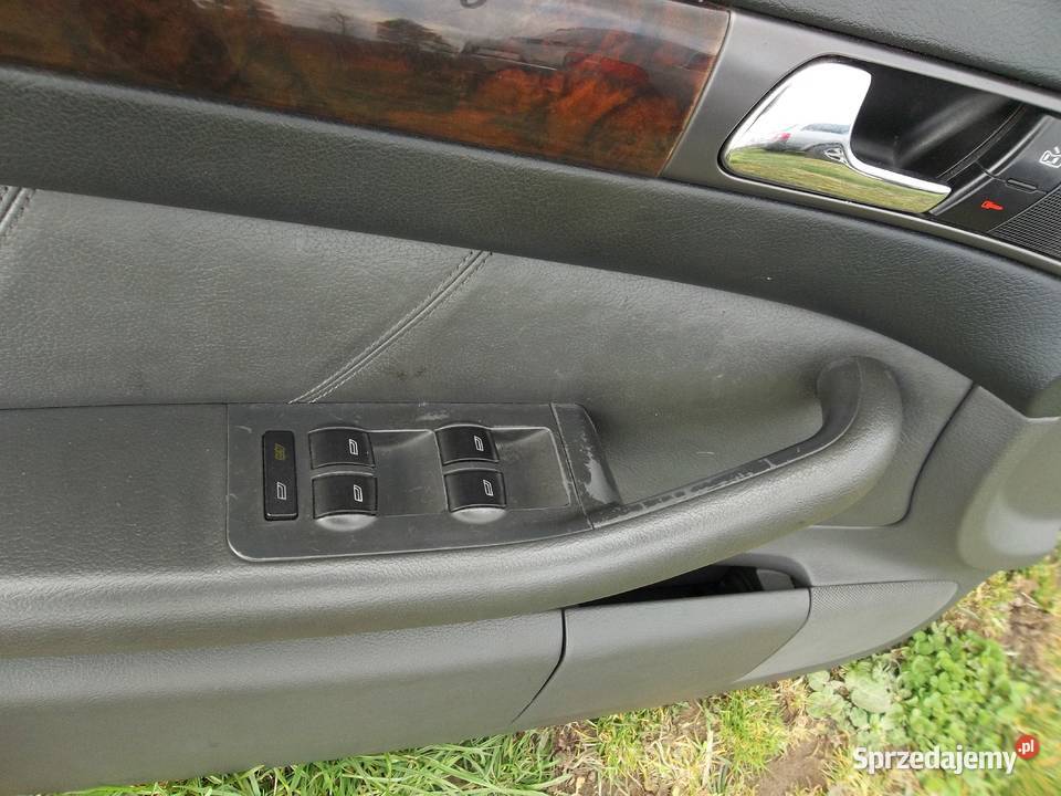 Boczki drzwi szara skóra ori roletki Audi A6 C5 Iława sprzedam