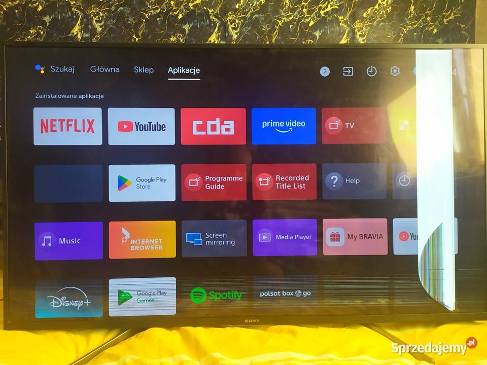 Części TV Led 4k Sony Bravia kd49xg8096 main Szczecin