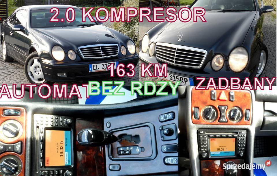 MercedesBenz CLK Piękny Zdrowy Automat Bochnia