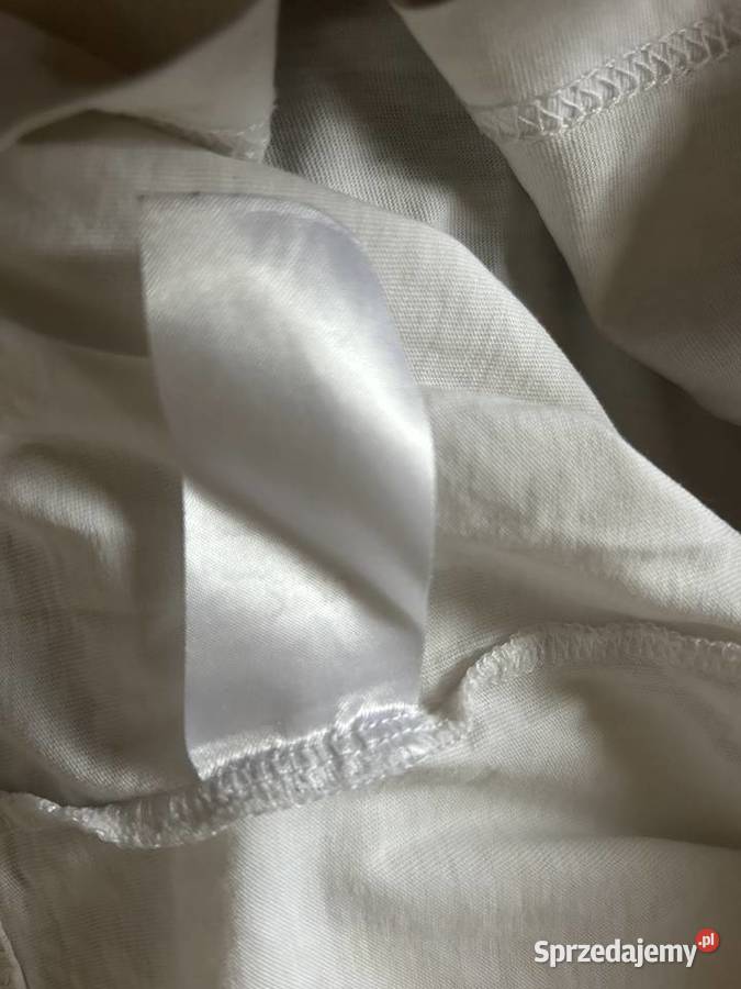 Męska biała koszulka GEORGE Casual S OKAZJA Rozmiar S Zamość