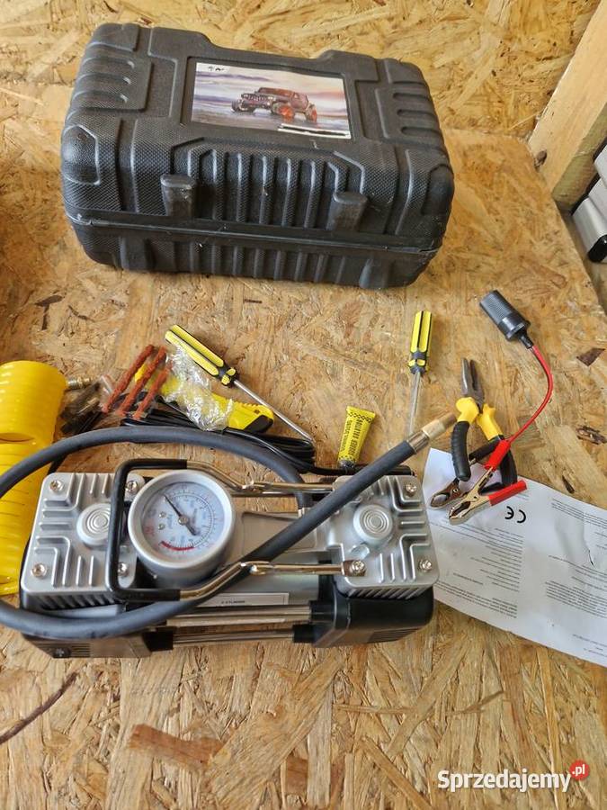 Kompresor samochodowy 2 cylindry 12V HQ z wielkopolskie Głogowa