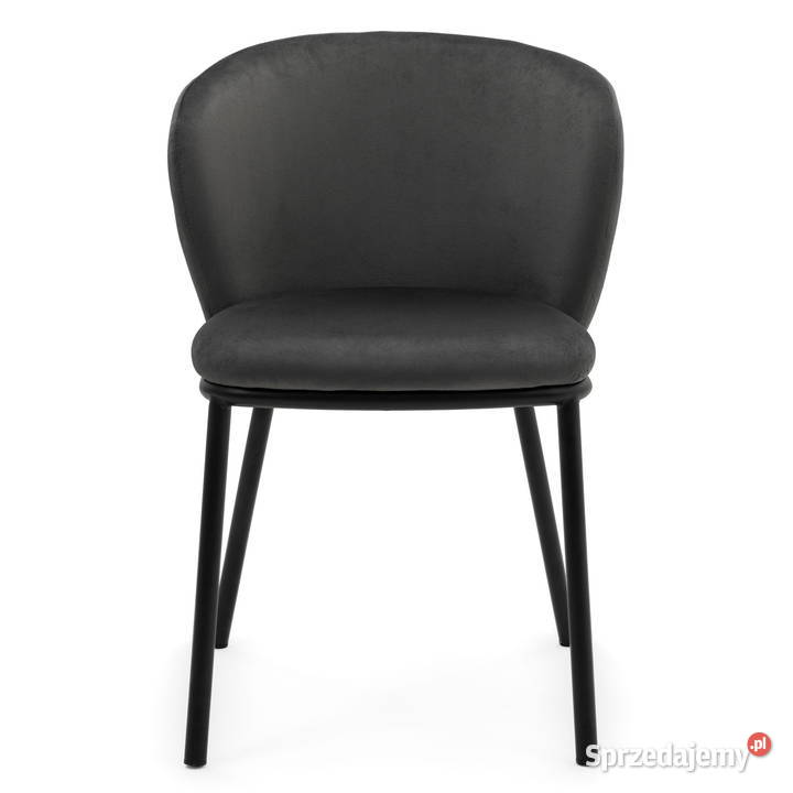 Szare Krzesło Tapicerowane Bari Wysyłka 24H Tarchały Małe sprzedam