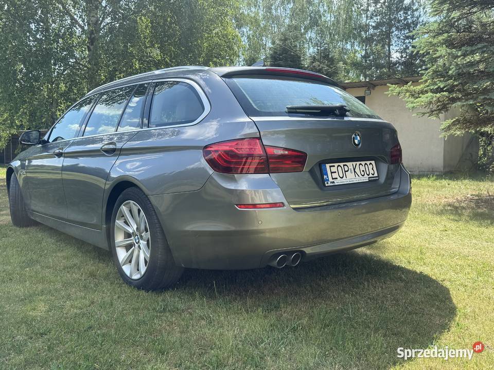 BMW 520d F11 2014r Bogate Wyposażenie poduszka powietrzna Opoczno